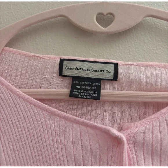 5/$15 MUST BUNDLE Pink Ribbed Women's Top - Picture 4 of 5